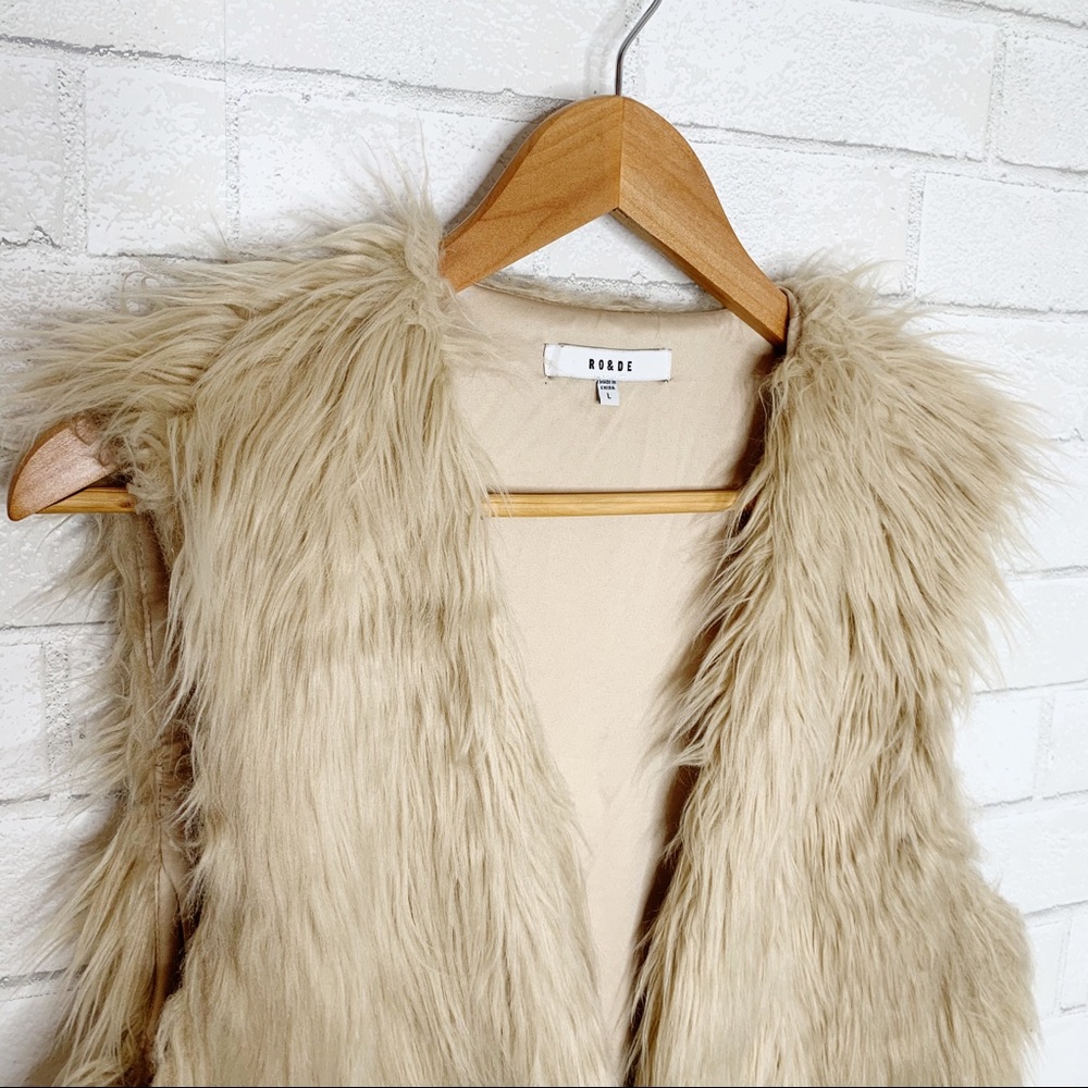 Ro & De Faux Fur Vest - Picture 6 of 7